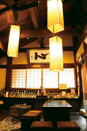 北島酒造店内の様子