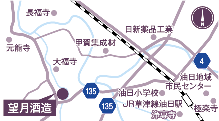 望月酒造の地図